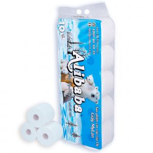 GVS cao cấp gấu bắc cực xanh 3 lớp (có lõi), 10 cuộn/dây