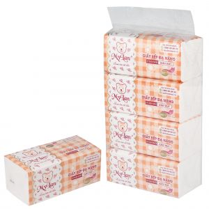 Rút đa năng cao cấp 2 lớp, 360 tờ/gói, 4 gói/lốc