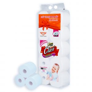 GVS cao cấp Mylan em bé 4 lớp (có lõi), 10 cuộn/dây