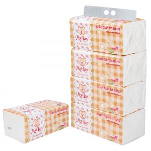 Rút đa năng cao cấp 2 lớp, 100 tờ/gói, 4 gói/lốc