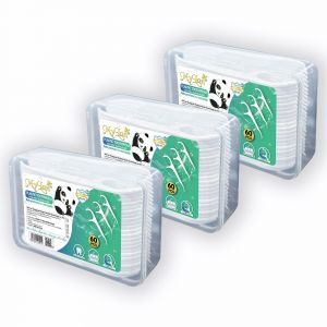 Hộp tăm nhựa 2 chỉ cao cấp mylan 60 cái/hộp