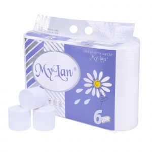 GVS cao cấp hoa cúc (không lõi) 4 lớp, 6 cuộn/dây