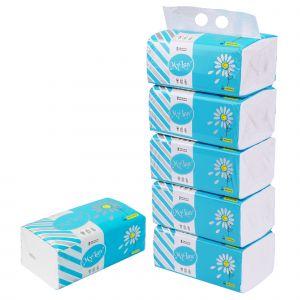 Rút cao cấp Hoa cúc 4 lớp, 400 tờ/gói, 5 gói/lốc