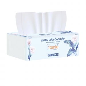 Giấy rút đa năng TOMIÉ 300 tờ (175*118) 16 gói/thùng