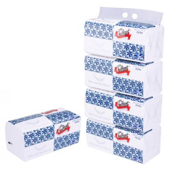 Khăn giấy rút kim cương 285  tờ 2 lớp, 4 gói/lốc