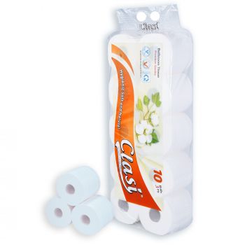 GVS cao cấp hoa bông cam 3 lớp (có lõi), 10 cuộn/dây 