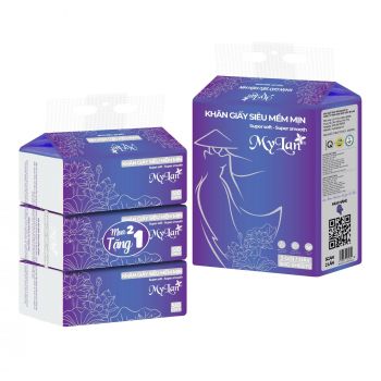 Dây giấy rút Mylan siêu mềm mịn 510 tờ/ gói , 3 gói /dây