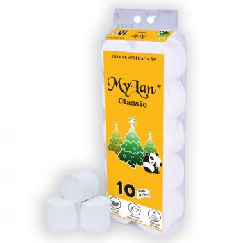 Giấy vệ sinh gấu thông 10 cuộn không lõi