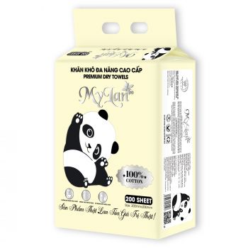 Khăn cotton đa năng (200 tờ/dây)