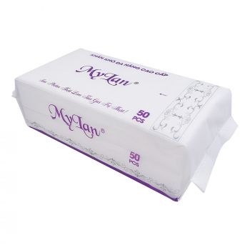 Khăn cotton đa năng nhũ tím (50 tờ/gói; 36 gói/thùng)