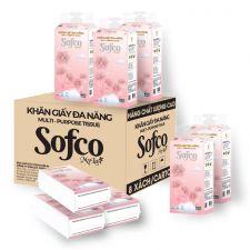 Dây Khăn giấy đa năng sofco 1000 tờ (8 dây/thùng)
