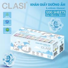 HỘP KHĂN GIẤY DƯỠNG ẨM CLASI 1200 TỜ