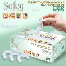 Màng bọc thực phẩm đa năng Sofco 100pcs 