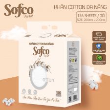 Khăn cotton đa năng Sofco (156 tờ/dây)