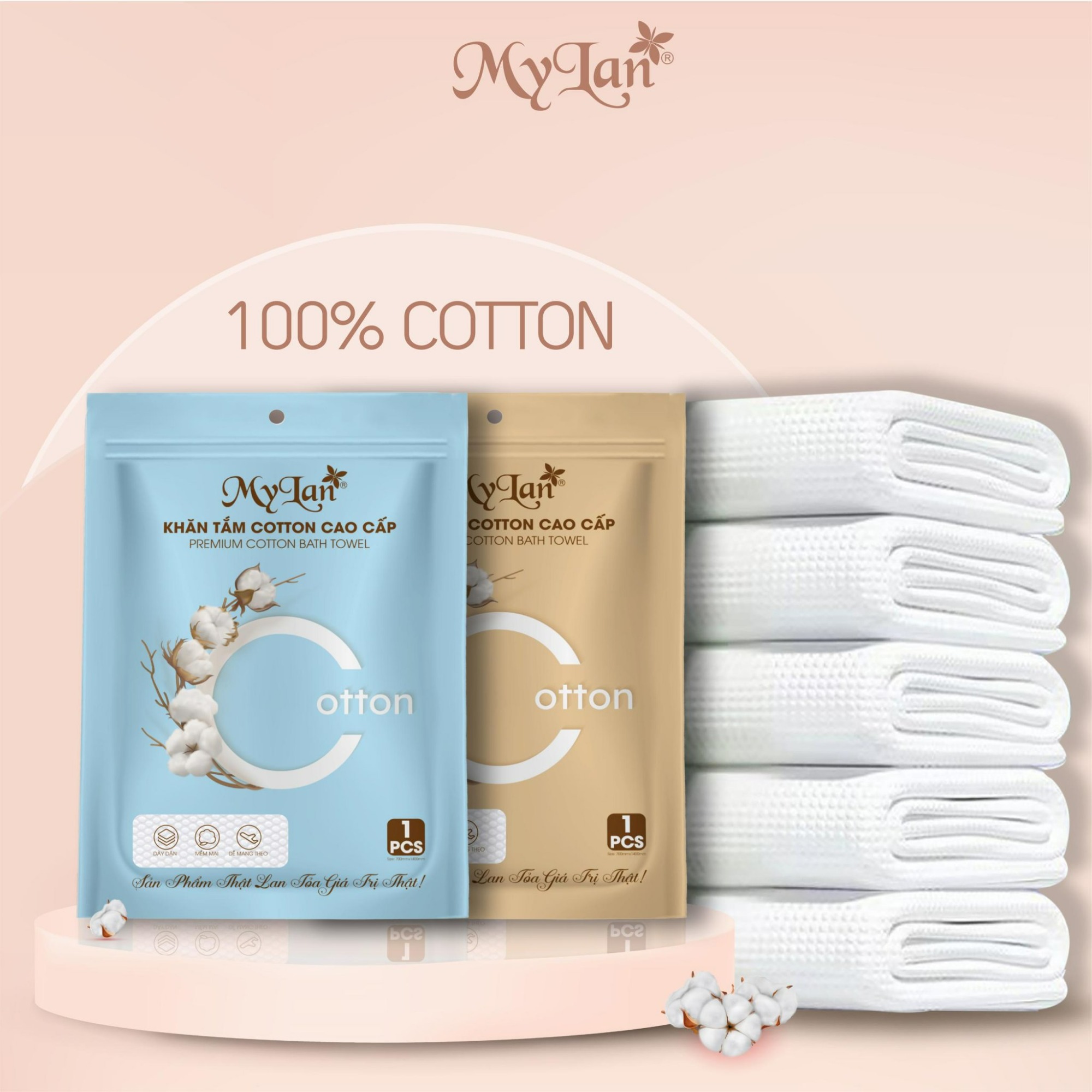 KHĂN TẮM COTTON CAO CẤP MYLAN
